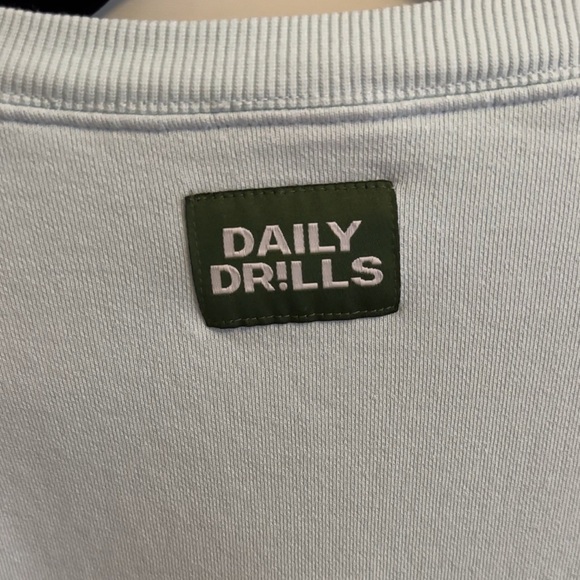 Daily Drills Oversized Sport Crew - Lake Day with Navy - Picture 3 of 7